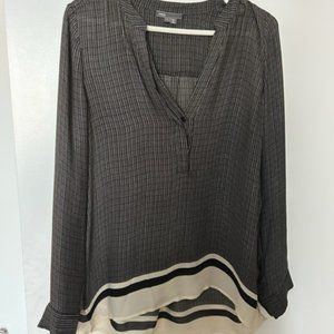Vince Silk Blouse.  Size L.